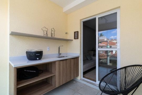 Varanda de apartamento à venda com 2 quartos, 58m² em Parada Inglesa, São Paulo