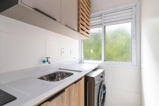 Área de serviço de apartamento à venda com 2 quartos, 58m² em Parada Inglesa, São Paulo