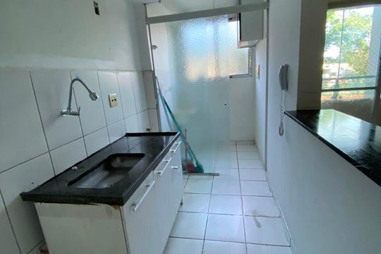 Cozinha de apartamento para alugar com 2 quartos, 42m² em Vila Moraes, São Paulo
