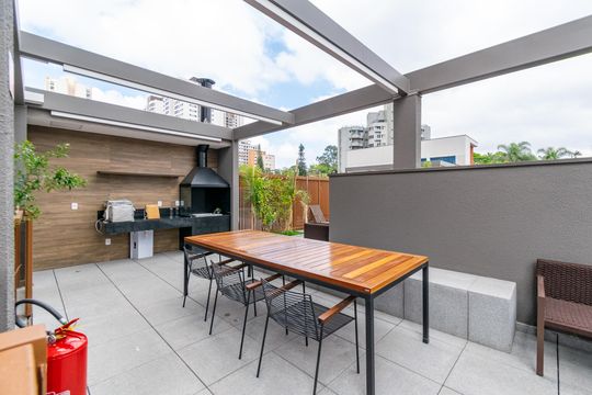Área comum - Churrasqueira de apartamento à venda com 2 quartos, 85m² em Jardim Prudência, São Paulo