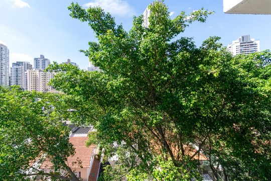 Vista da Suíte 1 de apartamento à venda com 2 quartos, 85m² em Jardim Prudência, São Paulo