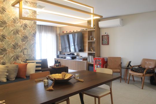 Sala de apartamento à venda com 3 quartos, 142m² em Santo Antônio, São Caetano do Sul