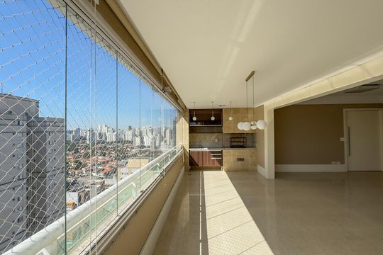 Sacada de apartamento à venda com 3 quartos, 147m² em Vila Gertrudes, São Paulo