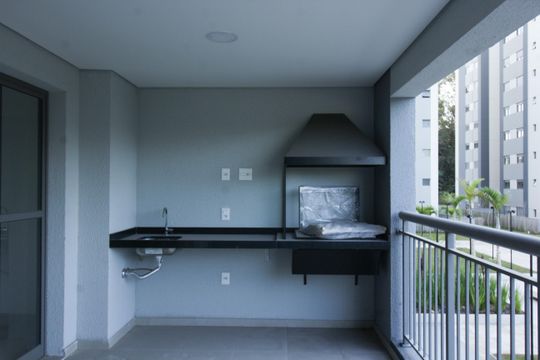 Varanda de apartamento para alugar com 3 quartos, 152m² em City América, São Paulo