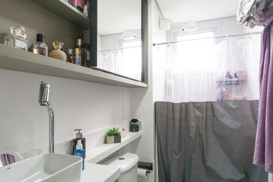 Banheiro de apartamento à venda com 2 quartos, 53m² em Vila Formosa, São Paulo