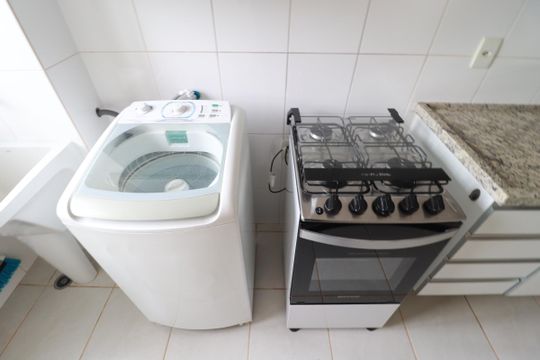 Cozinha  de apartamento para alugar com 2 quartos, 65m² em Jardim Nova Alianca Sul, Ribeirão Preto