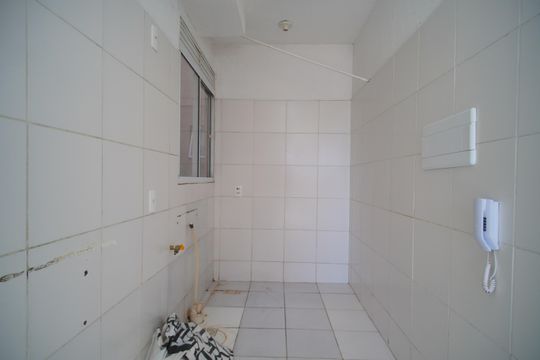 Cozinha de apartamento para alugar com 2 quartos, 42m² em Santo Afonso, Novo Hamburgo