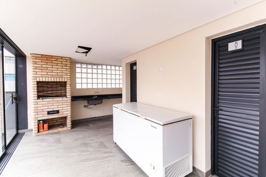 Área comum - Churrasqueira de apartamento à venda com 1 quarto, 35m² em Chácara Tatuapé, São Paulo