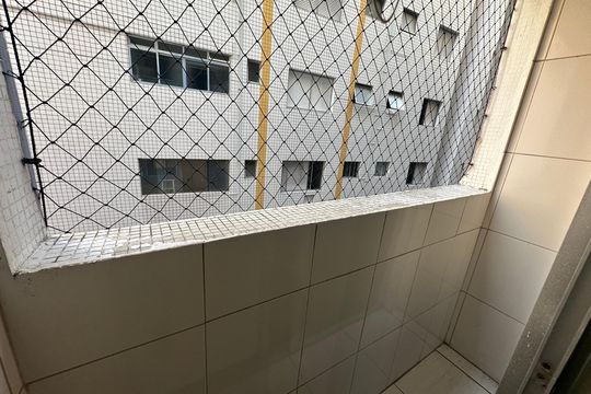 Sacada de apartamento para alugar com 1 quarto, 60m² em Centro, São Vicente
