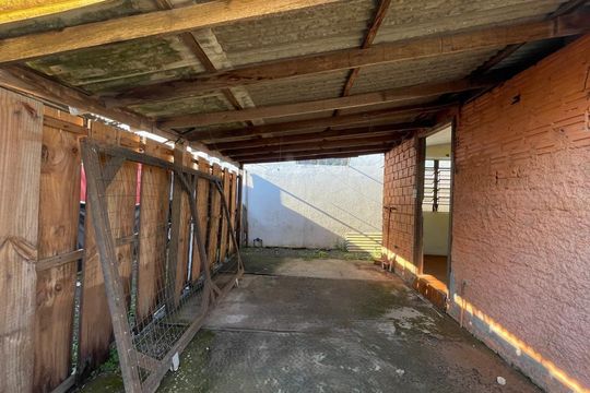 Área externa de casa para alugar com 1 quarto, 28m² em Scharlau, São Leopoldo