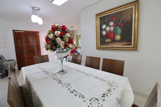 Sala de jantar de casa à venda com 5 quartos, 248m² em Campo Grande, São Paulo