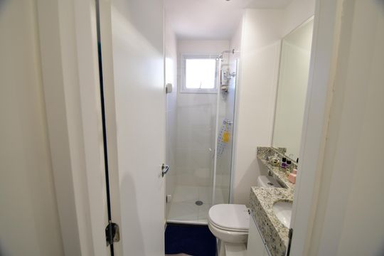 Banheiro Suíte de apartamento para alugar com 2 quartos, 57m² em Centro, Campinas