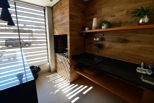 Área comum - Churrasqueira de apartamento para alugar com 2 quartos, 57m² em Centro, Campinas