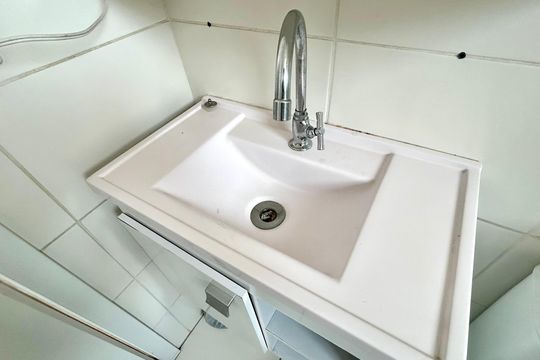 Banheiro de apartamento para alugar com 2 quartos, 40m² em Jardim Albertina, Guarulhos