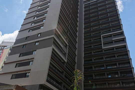 Fachada de apartamento para alugar com 1 quarto, 25m² em Bela Vista, São Paulo