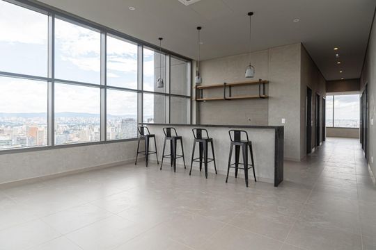 Área comum de apartamento para alugar com 1 quarto, 25m² em Bela Vista, São Paulo