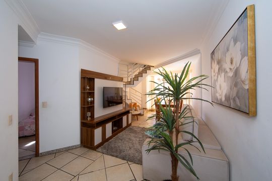 SALA de apartamento à venda com 4 quartos, 170m² em Grajaú, Belo Horizonte