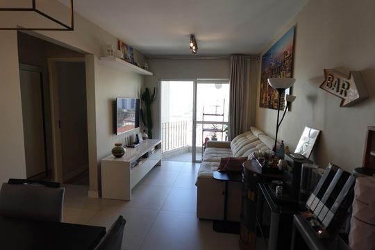 Sala de apartamento à venda com 2 quartos, 55m² em Bosque da Saúde, São Paulo