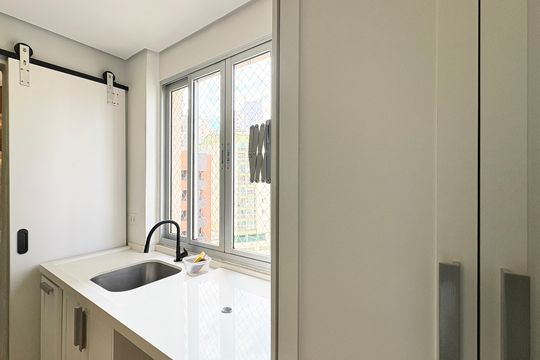 Área de Serviço de apartamento para alugar com 2 quartos, 61m² em Vila Sao Vicente, São Paulo