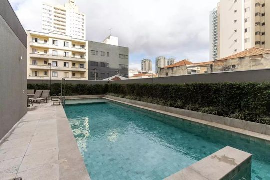 Área comum de apartamento para alugar com 1 quarto, 25m² em Água Branca, São Paulo