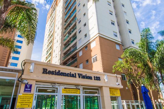 Vista da Rua de apartamento para alugar com 1 quarto, 67m² em Bethaville I, Barueri