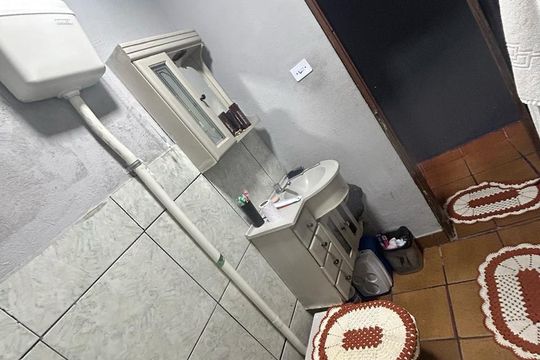 Banheiro de casa para alugar com 2 quartos, 125m² em Jardim Paulistano (Zona Norte), São Paulo