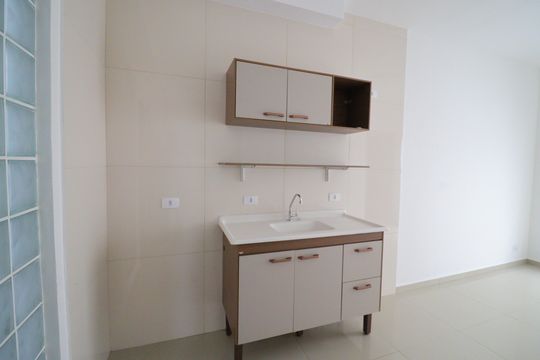 Cozinha - Armários de kitnet/studio à venda com 1 quarto, 36m² em Campo Grande, São Paulo