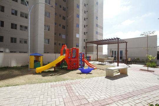 Área comum - Playground de apartamento para alugar com 2 quartos, 48m² em Palmeiras, Belo Horizonte