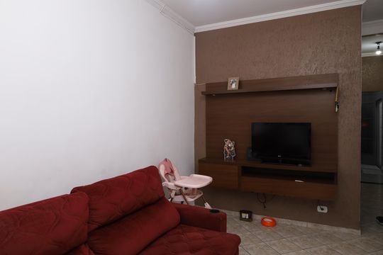 Sala de casa de condomínio à venda com 2 quartos, 92m² em Jardim Miriam, São Paulo