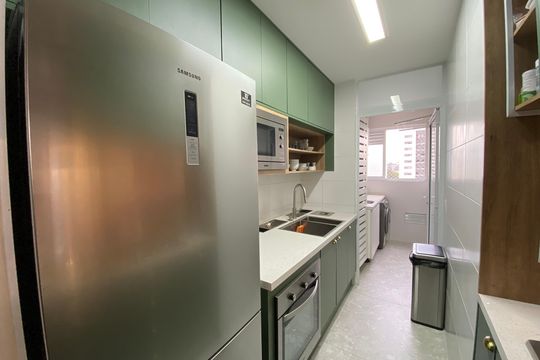 Cozinha de apartamento à venda com 2 quartos, 67m² em Instituto de Previdencia, São Paulo