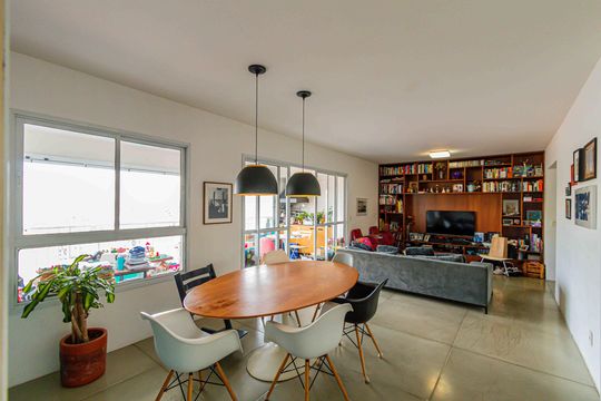 Sala de apartamento para alugar com 2 quartos, 127m² em Barra Funda, São Paulo