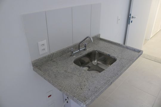Cozinha e Área de Serviço de apartamento à venda com 1 quarto, 34m² em Vila Leopoldina, São Paulo