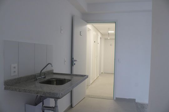 Cozinha e Área de Serviço de apartamento à venda com 1 quarto, 34m² em Vila Leopoldina, São Paulo
