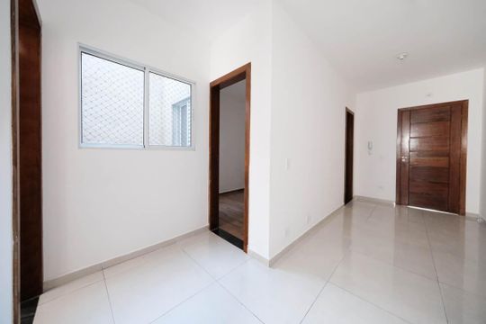 Sala/Cozinha de apartamento à venda com 2 quartos, 45m² em Parque Maria Luiza, São Paulo