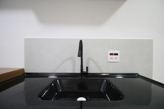 Cozinha de kitnet/studio para alugar com 1 quarto, 37m² em Vila Andrade, São Paulo