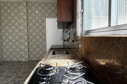 Cozinha de apartamento à venda com 3 quartos, 130m² em Centro, Santo André