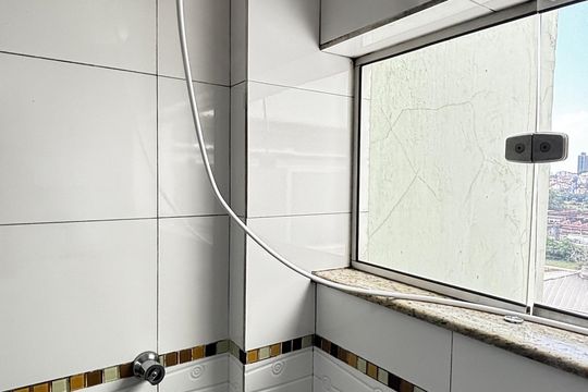 Banheiro de apartamento à venda com 3 quartos, 130m² em Centro, Santo André