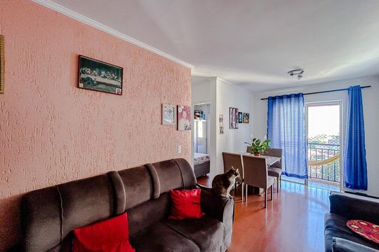 Sala de apartamento para alugar com 2 quartos, 57m² em Vila Esperança, São Paulo
