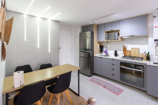 Cozinha e Área de Serviço de apartamento à venda com 2 quartos, 42m² em Vila Sao Joao, Guarulhos