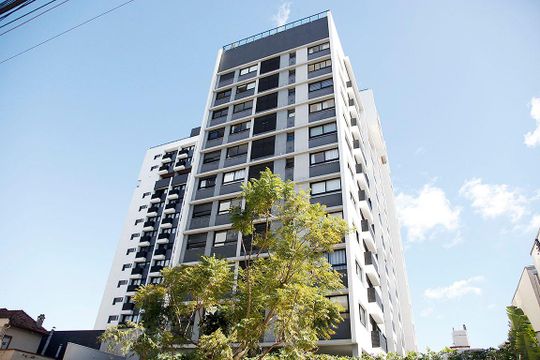 Fachada de kitnet/studio para alugar com 1 quarto, 36m² em Rio Branco, Porto Alegre