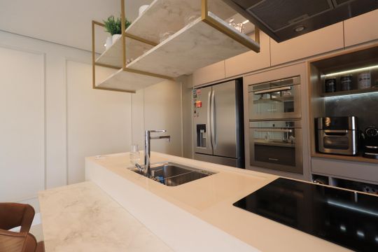 Cozinha de apartamento à venda com 2 quartos, 125m² em Parque Boturussu, São Paulo
