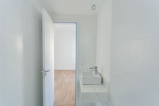 Suíte 1 - Banheiro  de apartamento à venda com 2 quartos, 77m² em Santa Efigênia, Belo Horizonte