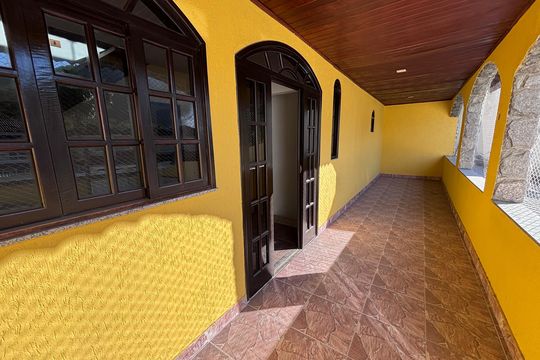 Varanda de casa de condomínio à venda com 3 quartos, 265m² em Vargem Pequena, Rio de Janeiro