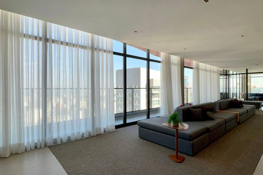 Área comum de kitnet/studio para alugar com 1 quarto, 25m² em Pinheiros, São Paulo
