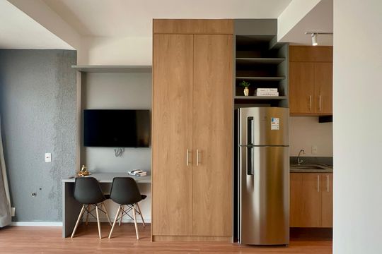 Studio de kitnet/studio para alugar com 1 quarto, 25m² em Pinheiros, São Paulo