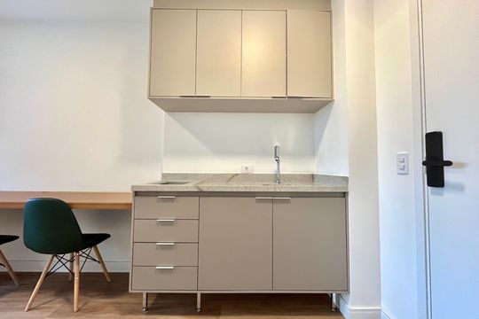 Cozinha de apartamento para alugar com 1 quarto, 30m² em Vila da Saúde, São Paulo