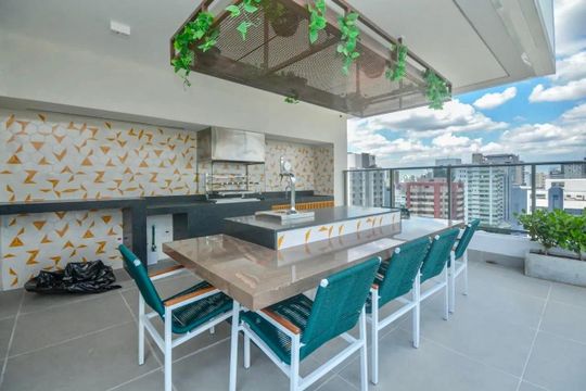 Área comum - Churrasqueira de apartamento para alugar com 1 quarto, 30m² em Vila da Saúde, São Paulo