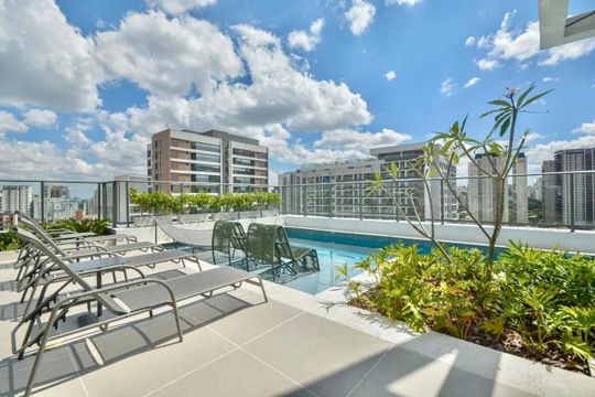Área comum - Piscina de apartamento para alugar com 1 quarto, 30m² em Vila da Saúde, São Paulo