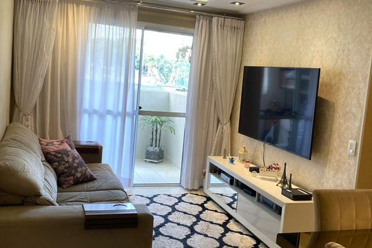Sala de apartamento à venda com 3 quartos, 81m² em Vila Cruz das Almas, São Paulo