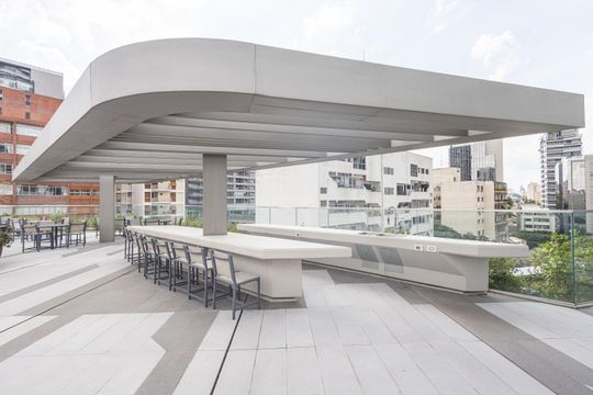 Terraço de apartamento para alugar com 1 quarto, 66m² em Pinheiros, São Paulo